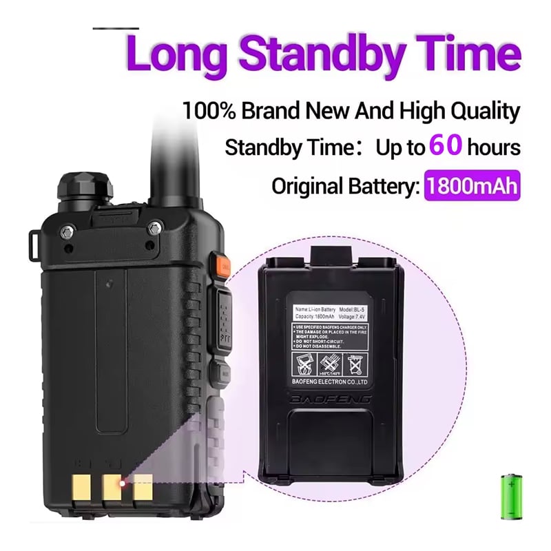 📻✨UV-5R Dual Band Ham Radio: Portable Handheld Two-Way Communication, Stay Connected Anywhere