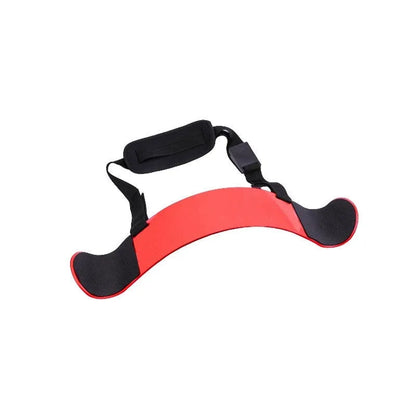 💪 Adjustable Aluminum Arm Blaster – Bicep Curl Isolation Trainer for Focused Arm Workouts