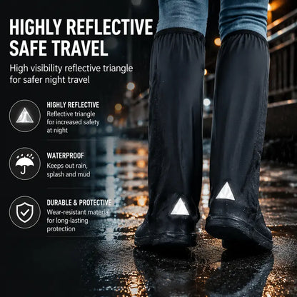 Waterproof Rain Boot Shoe Cover Non-Slip Waterproof Boot Covers 🥾