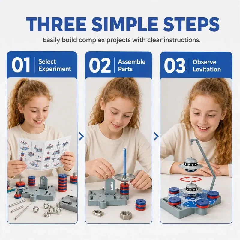 🧲12-in-1 Magnet Science Experiment Kit Educational Toy for Kids