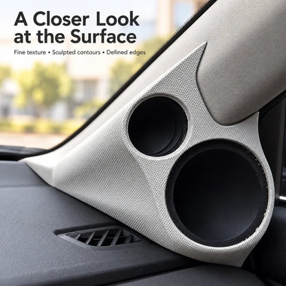 🚘 Dual-Opening A-Pillar Speaker Mounting Shell