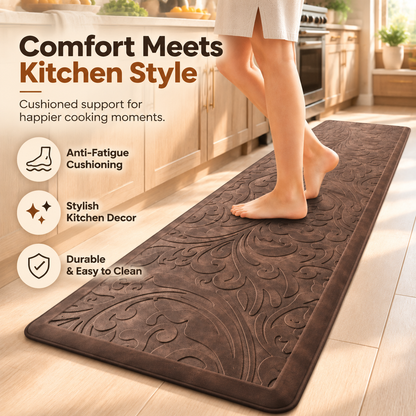 🏆 Cushioned Kitchen Mat Runner – Comfort Meets Kitchen Style