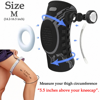🏃 Dial‑Adjustable Knee Support Brace
