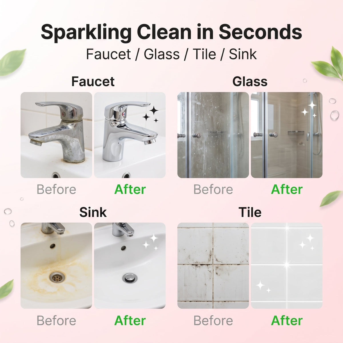🔥 50% Off 🔥 Multi-Purpose Bathroom Cleaner – Powerful Stain Removal