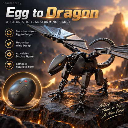 🥚🐉 DragonMorph – Egg to Dragon Transforming Mechanical Toy⭐️