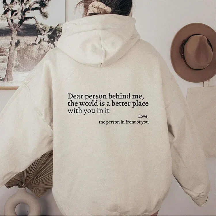 ✨'Dear Person Behind Me' ✨Sweatshirt