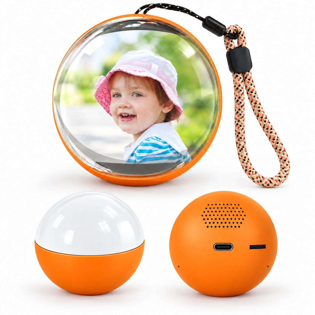🔮 Magic Video Crystal Ball – Custom WiFi Photo & Video Memory Display