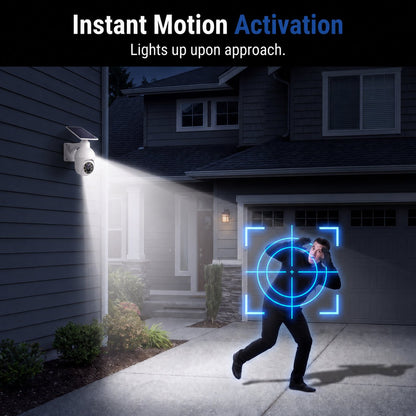 🎥Solar-Powered Simulated Surveillance Camera Street Light