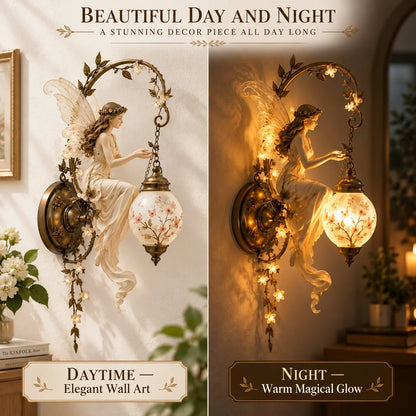 ⏰Limited Stock 49% OFF -🧚✨ Enchanted Fairy Blossom Lantern Wall Light 🌸🏮