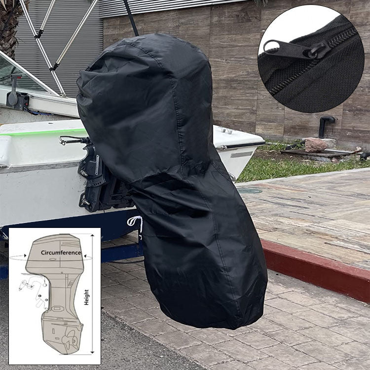 50% OFF!🚤420D Full Outboard Engine Cover – Weather-Resistant Protection for Storage