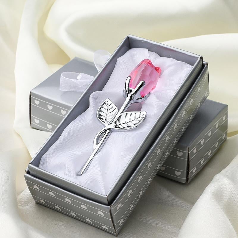 💖Eternal Love Metal Crystal Rose Timeless Gift for Valentine's Day, Mother's Day, Birthdays, and Anniversaries Water-Resistant