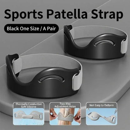 🦵 Breathable Shock-Absorbing Patella Knee Strap – Adjustable Support for Active Movement 🏃