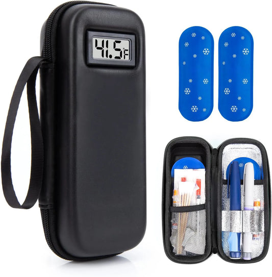🔥Insulin Cooler Travel Case with Temperature Display