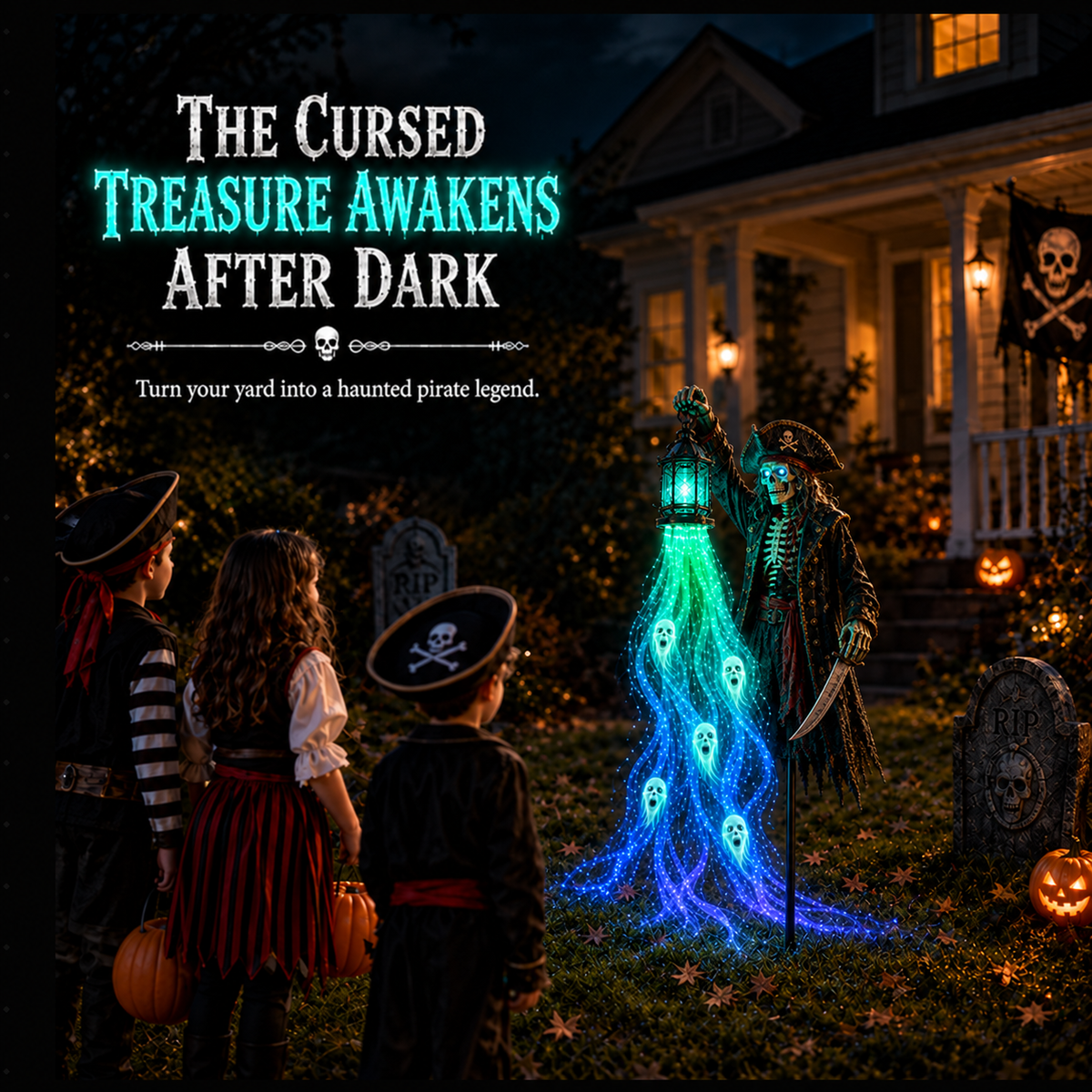 🎃 Today Only: 49% OFF 💀Animated Halloween Soul Harvester Garden Light Collection