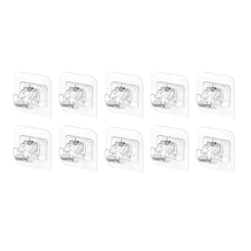 Transparent Hanging Rod Clip