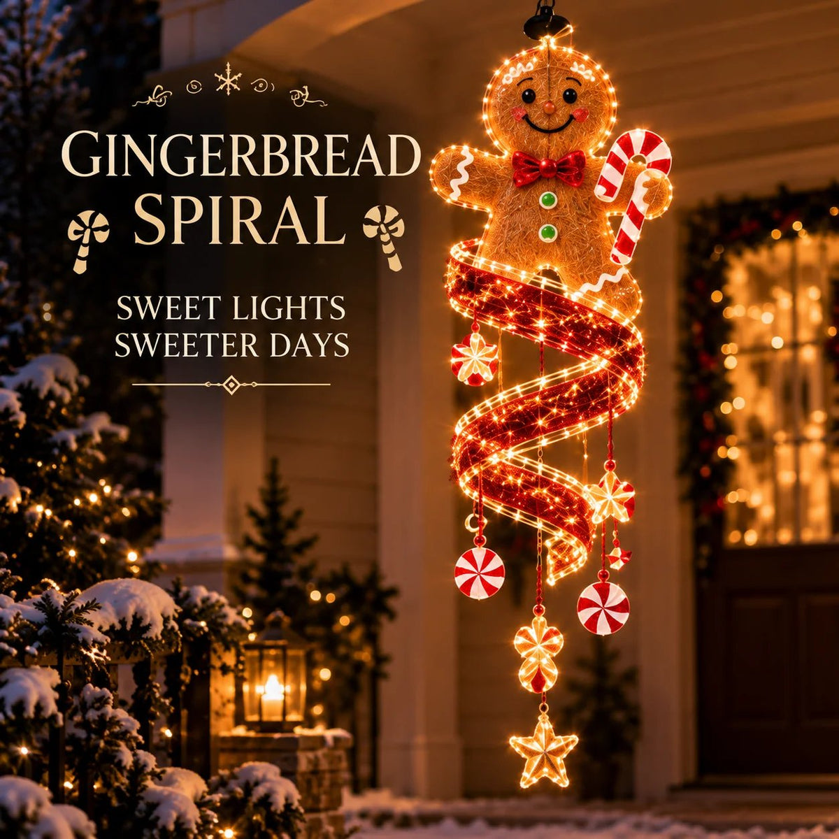 ⏳ ✨New Arrival 49% OFF – 🎄Christmas Magic Spiral™ Hanging LED Light Collection – 9 Festive Designs ✨ | Suspended Glowing Characters with Spiral Lights & Hanging Details for Porches, Windows, Entryways & Holiday Displays