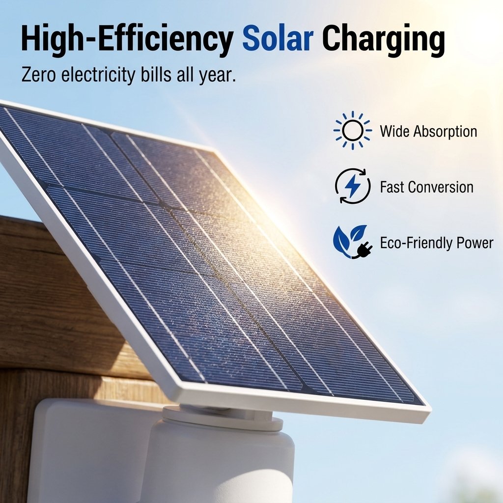 🎥Solar-Powered Simulated Surveillance Camera Street Light