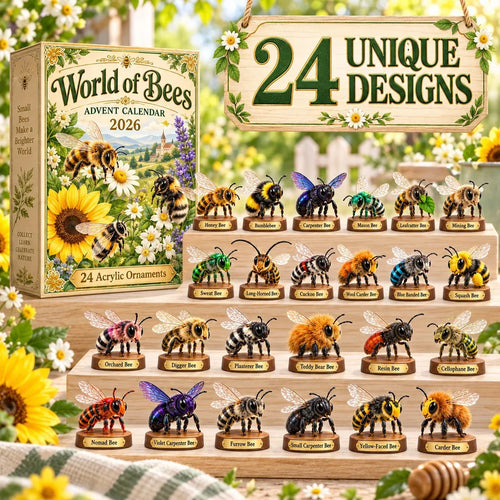 🐝 World of Bees 2026 Advent Calendar | 24 Unique Pollinator Keepsakes 🌿