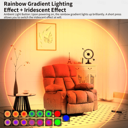 💡🌈Smart LED Motion Sensor Night Light – RGB Gradient Dimmable Wall Lamp