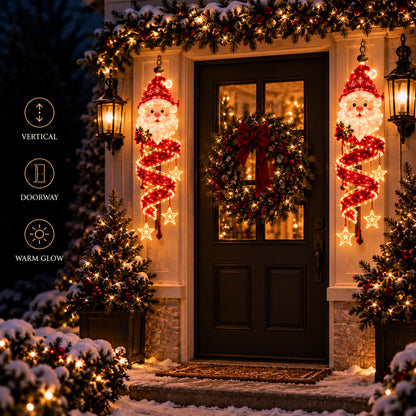 ⏳ ✨New Arrival 49% OFF – 🎄Christmas Magic Spiral™ Hanging LED Light Collection – 9 Festive Designs ✨ | Suspended Glowing Characters with Spiral Lights & Hanging Details for Porches, Windows, Entryways & Holiday Displays