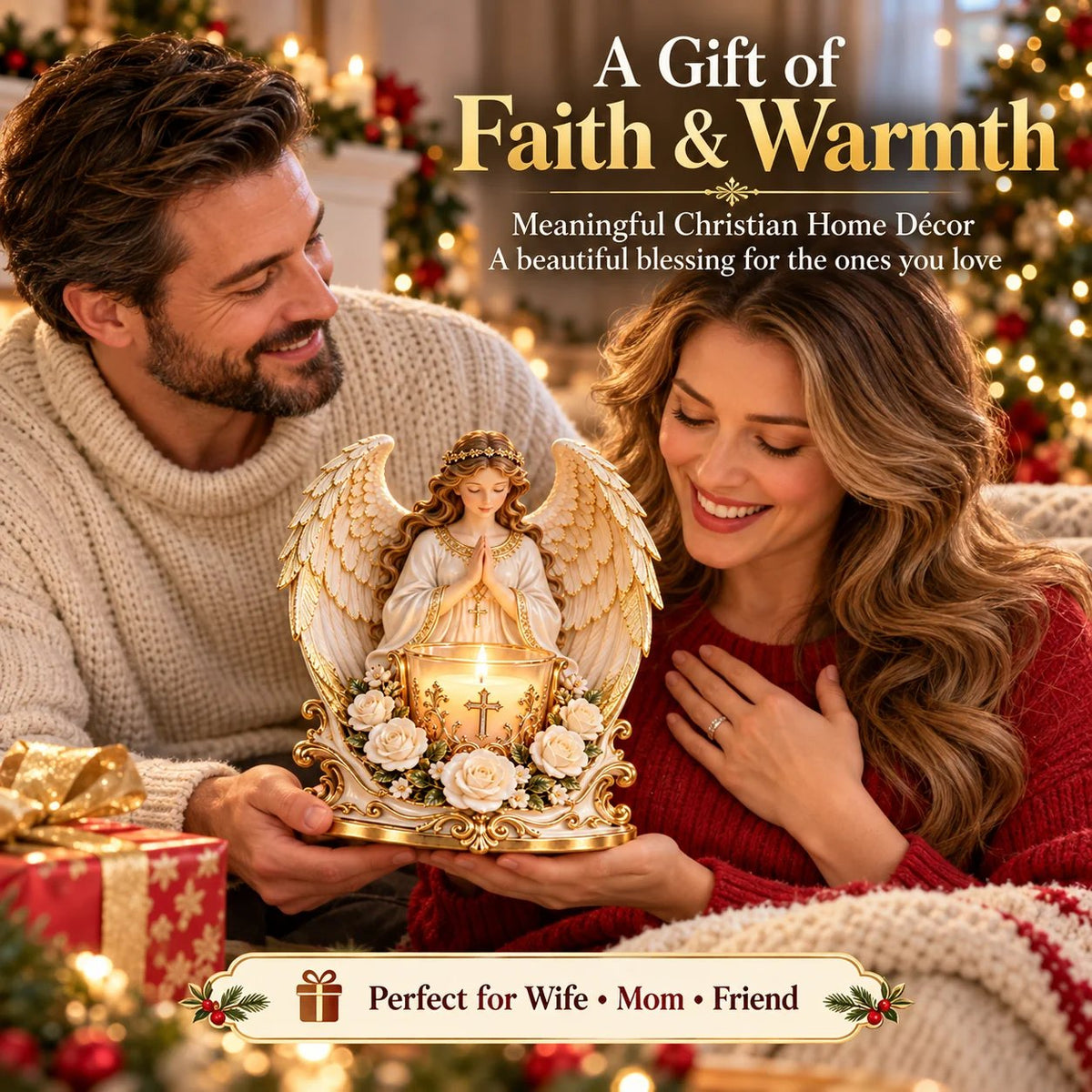 🎉Light of Faith™ – Sacred Christian Candle Holder ✝️🕯️