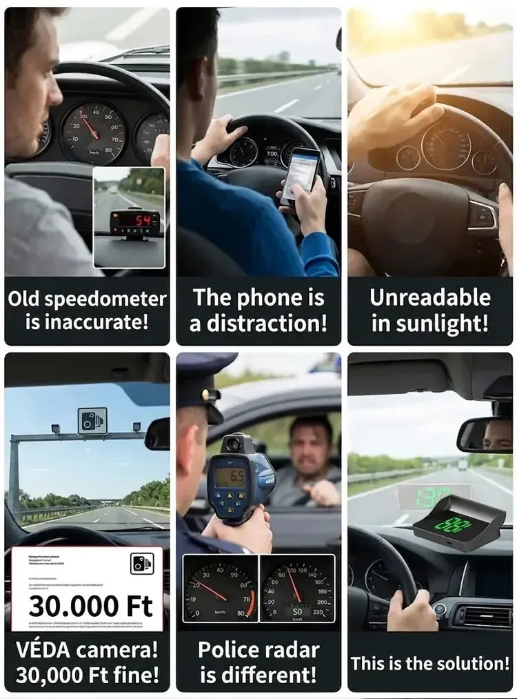 Head-Up Display Auto GPS Digitaler Tacho