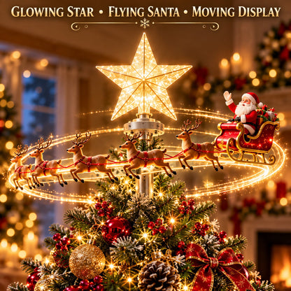 🎅Flying Santa Tree Topper™