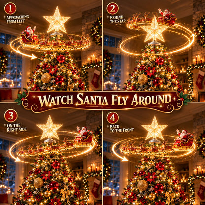 🎅Flying Santa Tree Topper™