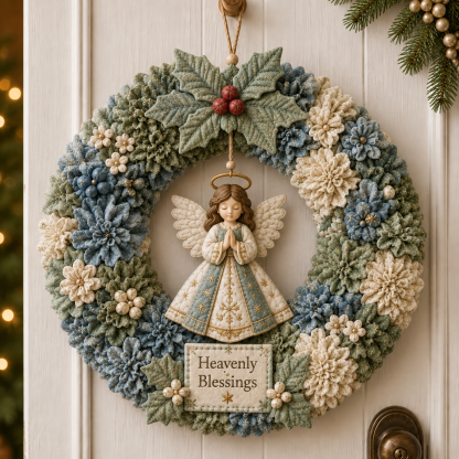 🎁🎄 3D Fabric Poke Wreath DIY Kit