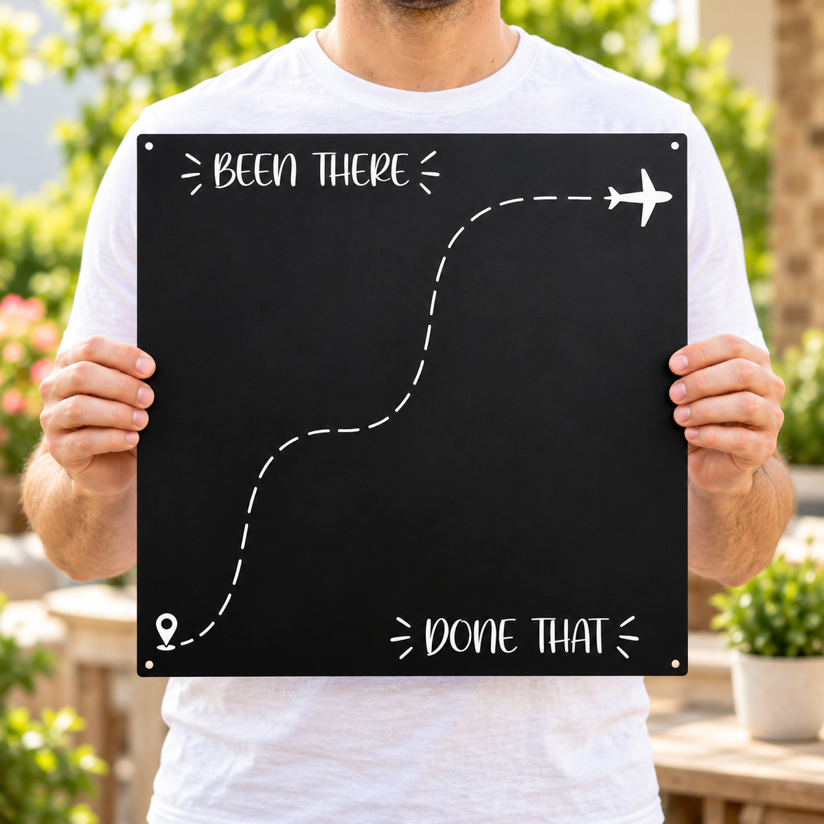 🌍 Travel Magnet Display Board | “Been There, Done That” Memory Wall