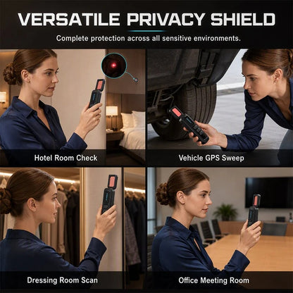 🔍 T19 6-in-1 Hidden Camera Detector – RF, GPS & Bug Finder for Privacy Protection