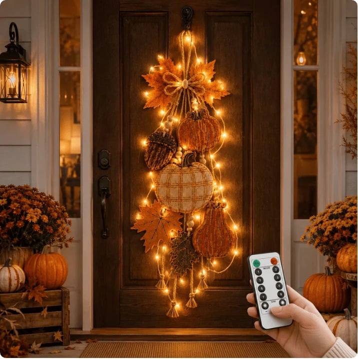 🎉Rustic Harvest WoodenDoor Hanger