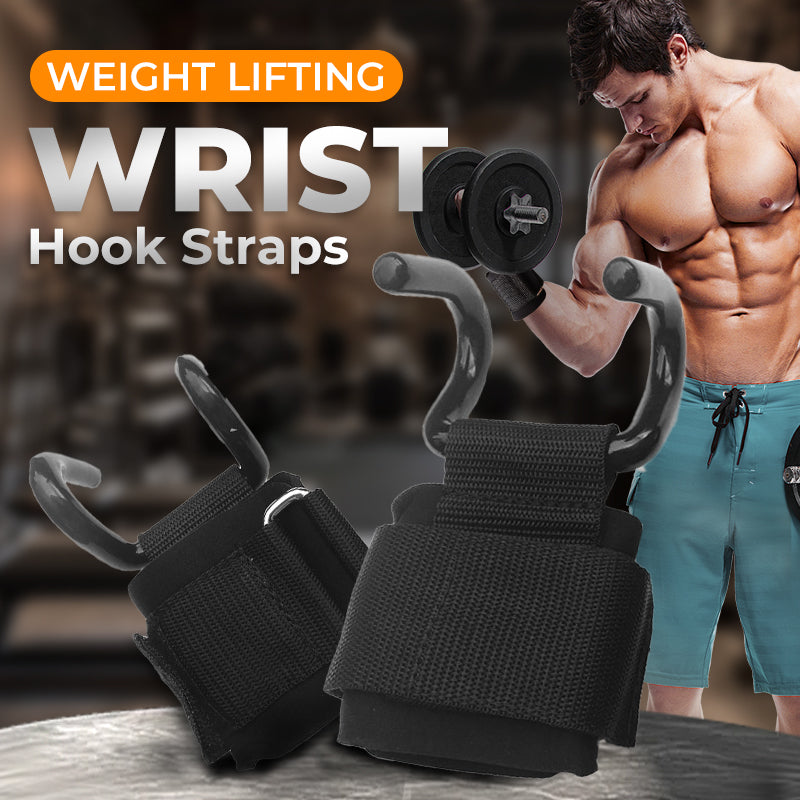 🔥Hot Sale 50% 0FF🔥Heavy Duty Weight Lifting Wrist Hook Straps