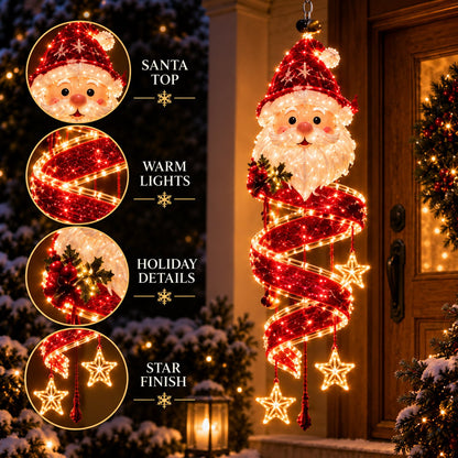 ⏳ ✨New Arrival 49% OFF – 🎄Christmas Magic Spiral™ Hanging LED Light Collection – 9 Festive Designs ✨ | Suspended Glowing Characters with Spiral Lights & Hanging Details for Porches, Windows, Entryways & Holiday Displays