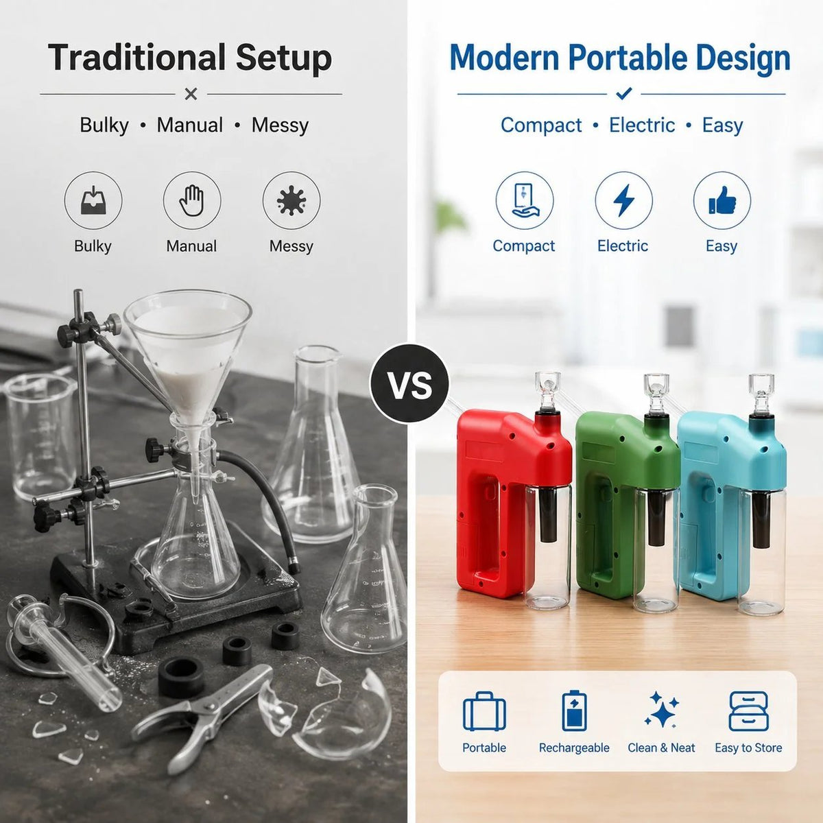 📍⚡50% OFF – Portable Handheld Electric Filtration Device | Compact Glass Chamber Design with Electric-Assisted Operation & 6 Color Options ✨