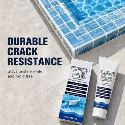 💧🏊 Repair Loose Pool Tiles Without Draining Water! High Strength Underwater Pool Tile Adhesive