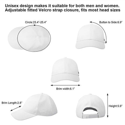 LED Fiber Optic Cap with 7 Colors, USB Rechargeable Glowing Baseball Hat for Party, Event, Holiday Light-Up Hat
