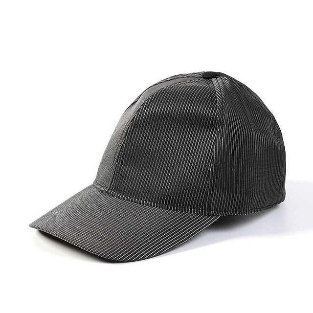 LED Fiber Optic Cap with 7 Colors, USB Rechargeable Glowing Baseball Hat for Party, Event, Holiday Light-Up Hat