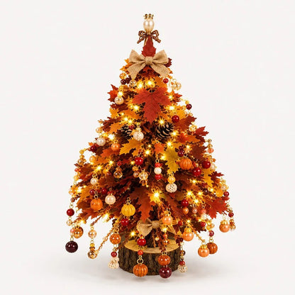 🎄Handmade Elegant Beaded Mini Christmas Tree✨Collectible Premium Holiday Decor Kit