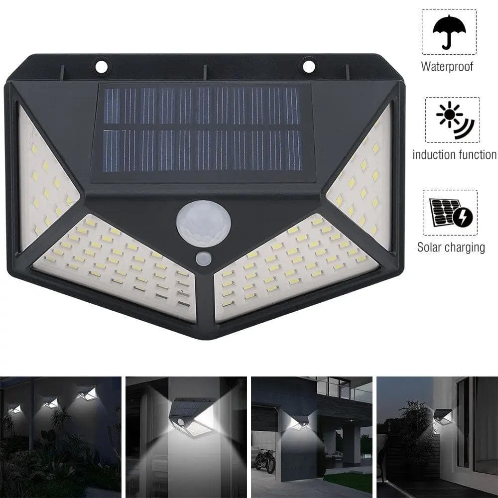 ✅【Buy one, get one free】 Auto light up when motion detected, powered fully by sunlight!