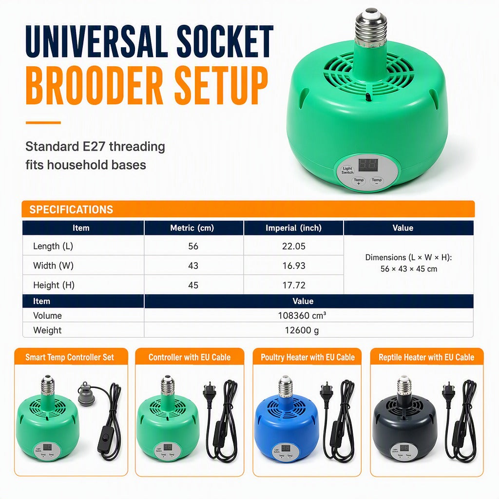 ⏳HOT SALE 50% OFF! ⏰Intelligent Temperature Control Brooder Heater💡
