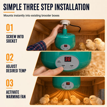 ⏳HOT SALE 50% OFF! ⏰Intelligent Temperature Control Brooder Heater💡