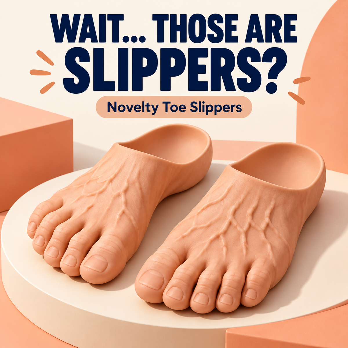 WAIT... THOSE ARE SLIPPERS? — novelty toe slippers