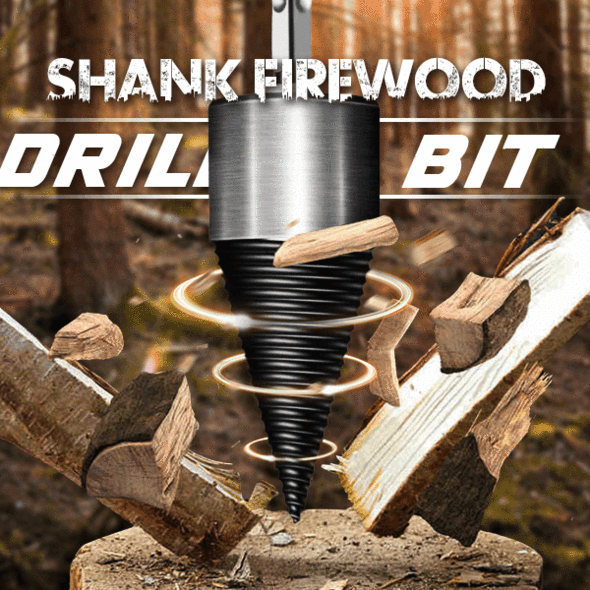 🎁2026 New Arrivals 49% OFF💥Electric Drill Wood Splitter – High Carbon Steel, Portable, Splits Logs Fast
