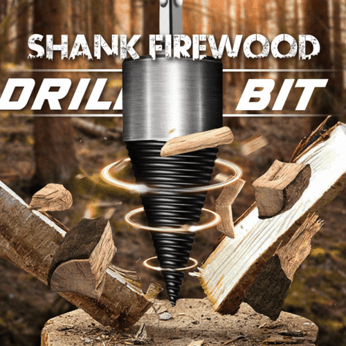 🎁2026 New Arrivals 49% OFF💥Electric Drill Wood Splitter – High Carbon Steel, Portable, Splits Logs Fast