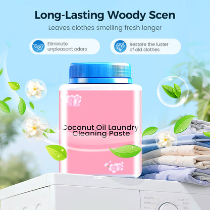 🧺✨ Coconut Oil Laundry Stain-Removing Paste – Deep Clean for Tough Clothing Stains
