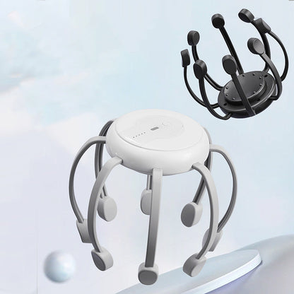 🐙 Smart Octopus Head Massager – Electric Scalp Relaxation & Massage Device