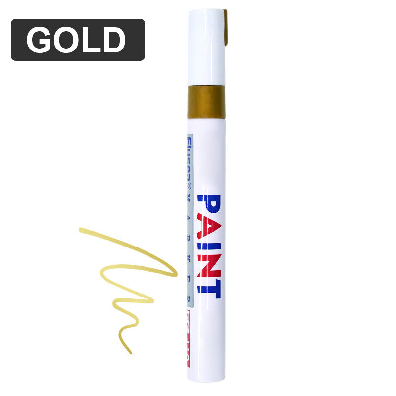 🛞 Waterproof Tire Paint Marker – 12 Colors for DIY Tire Lettering & Customization