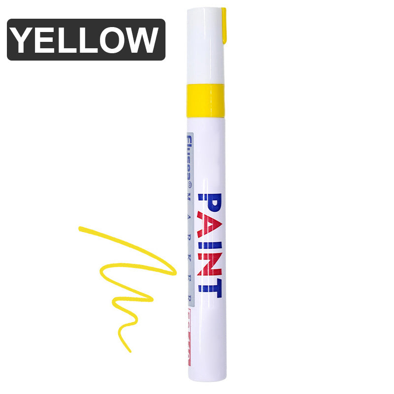 🛞 Waterproof Tire Paint Marker – 12 Colors for DIY Tire Lettering & Customization