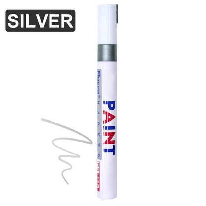 🛞 Waterproof Tire Paint Marker – 12 Colors for DIY Tire Lettering & Customization